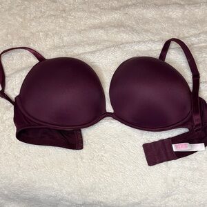 PINK Victoria's Secret Deep Purple BOMBSHELL Bra